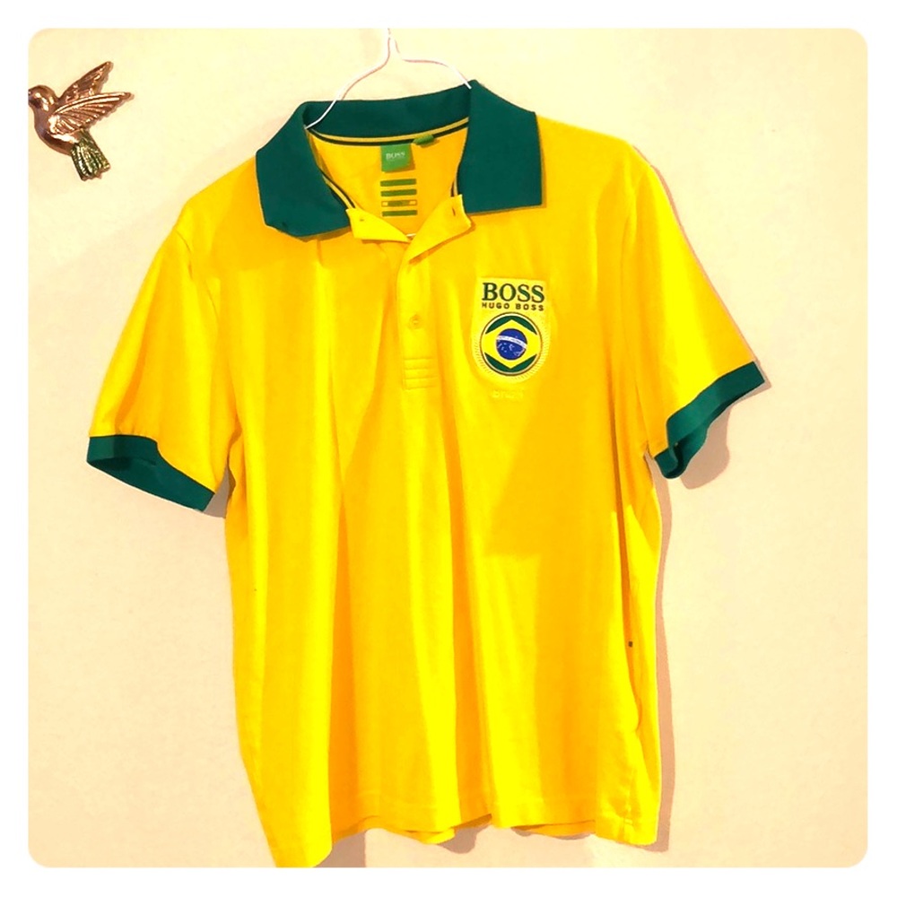 Yellow Brazilian Hugo Boss Shirt